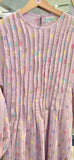 PLEATED LONG BLOUSE - DAISY SOFT PINK
