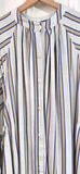 NAURA STRIPES LONG TUNIC - Oat