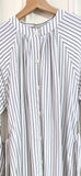 NAURA STRIPES LONG TUNIC - White